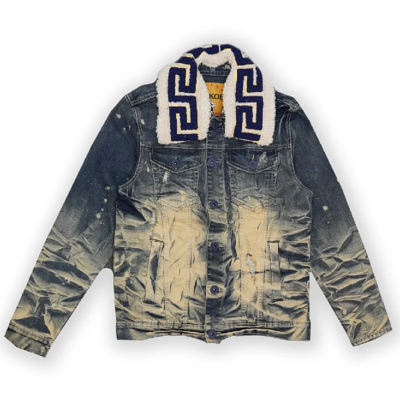 Exclusive online offer: Save 30% on all men's clothing. M1062 Denim Jacket W/ Sherpa Collar - Dirt Wash Exclusive online offer: Save 30% on all men's clothing. M1062 Denim Jacket W/ Sherpa Collar - Dirt Wash