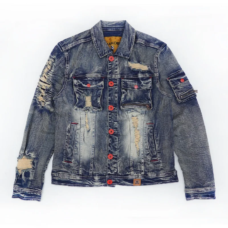 Limited-time sale: Save on all your favorite clothing items.  M1080 "Fall Back" Denim Jacket - Dirt Wash