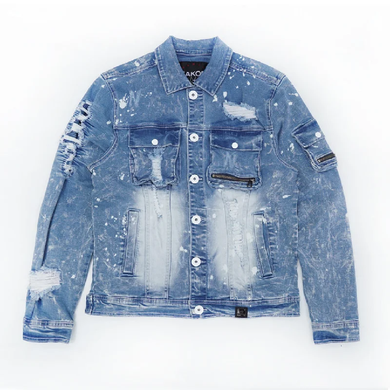 Unbeatable discounts on top-selling apparel – Only available online.  M1080 "Fall Back" Denim Jacket - Light Wash