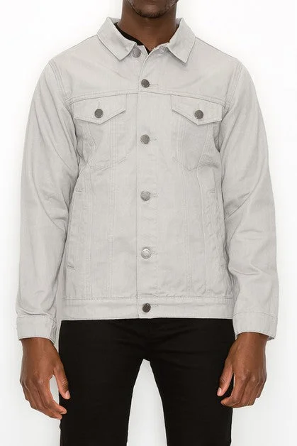 Exclusive deals on men’s fashion – Shop now and save big! Essential Colored Denim Jacket - Grey Exclusive deals on men’s fashion – Shop now and save big! Essential Colored Denim Jacket - Grey