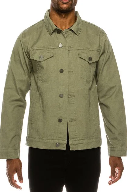Shop the best  fashion at prices you can’t beat.  Essential Colored Denim Jacket - Jade