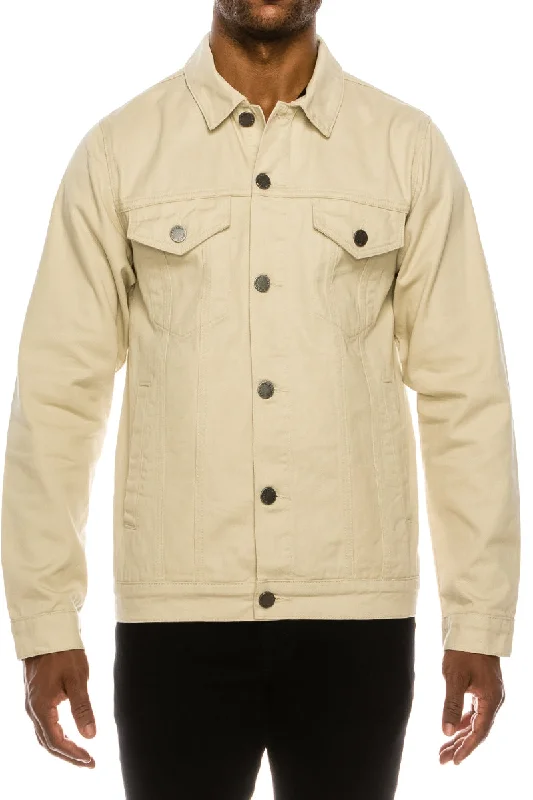 Best deals fashion – Don’t miss the latest clothing discounts. Essential Colored Denim Jacket - Sand Best deals fashion – Don’t miss the latest clothing discounts. Essential Colored Denim Jacket - Sand
