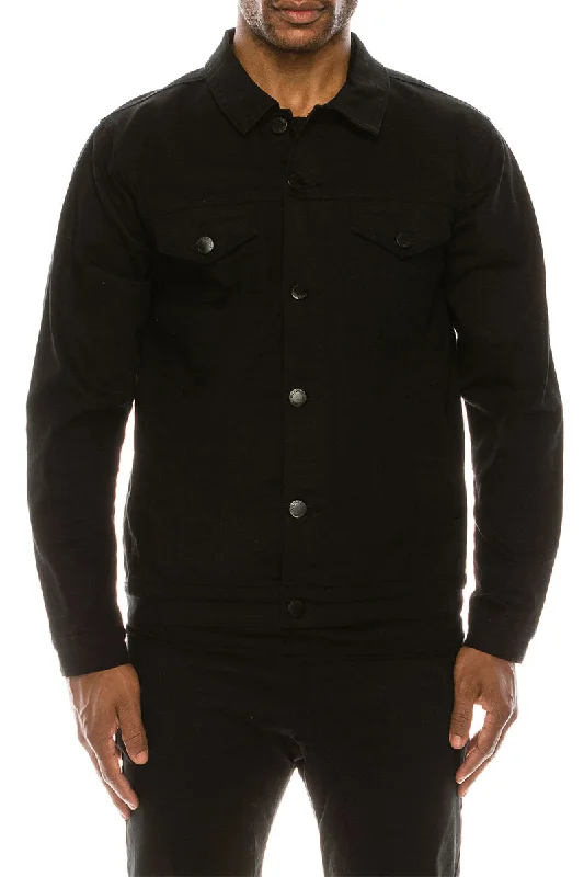 Shop the best clothing sales of the year!  Essential Colored Denim Jacket - Black