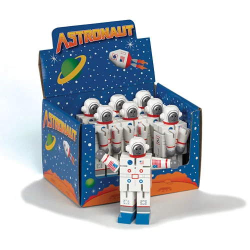 handcrafted wooden toys                  Mini Astronaut
