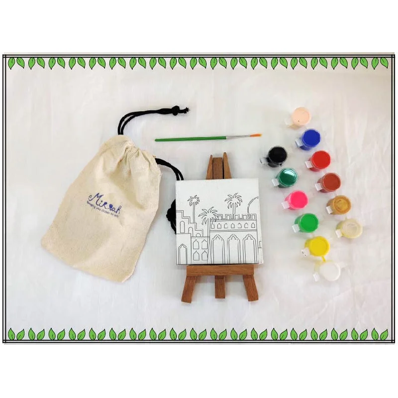 sturdy and durable wooden toys for rough play                   Morocco City Painting Kit