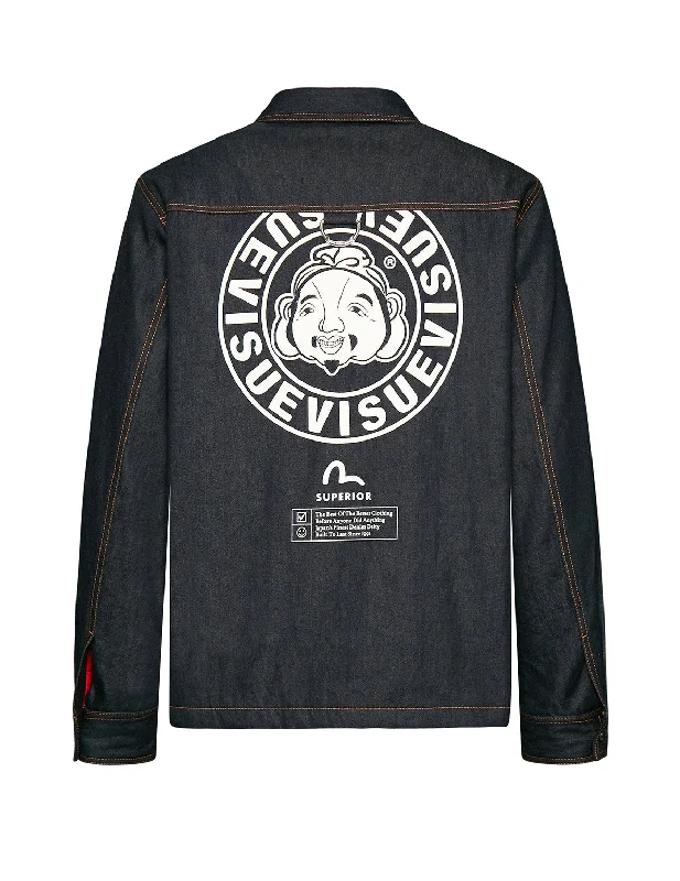New season, new deals – shop men's clothing now!  佛头印花牛仔夹棉夹克