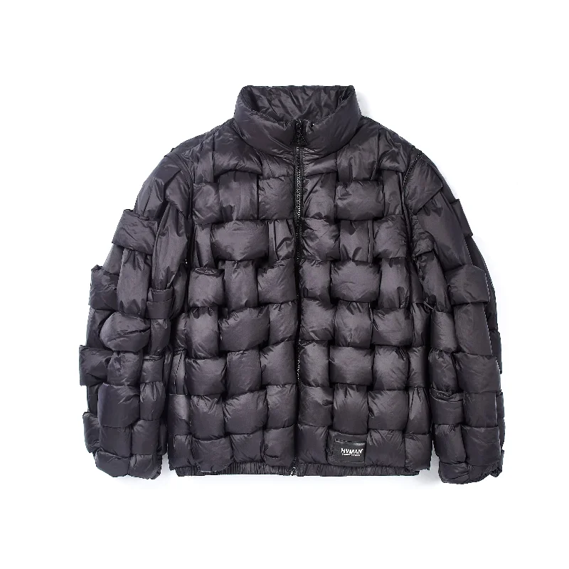Look your best with exclusive savings on men’s fashion.  QUILTED NYLON PUFFER JACKET IN BLACK