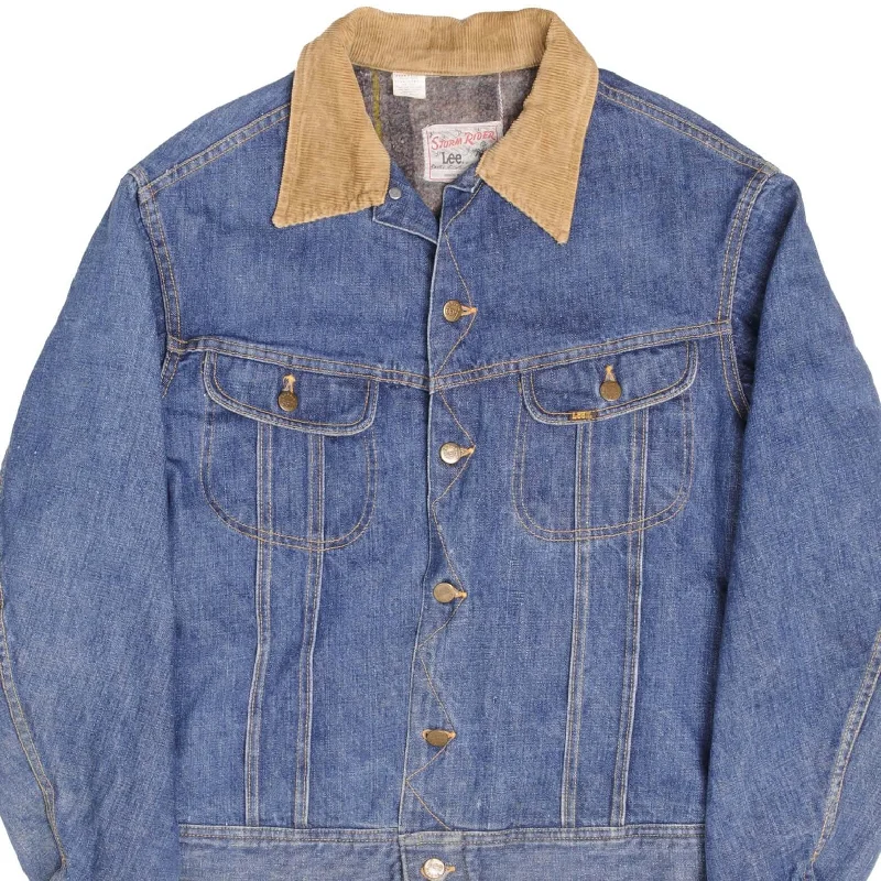 Buy more, save more –  VINTAGE LEE STORM RIDER BLANKET LINED DENIM JACKET 1970S SIZE XL MADE IN USA