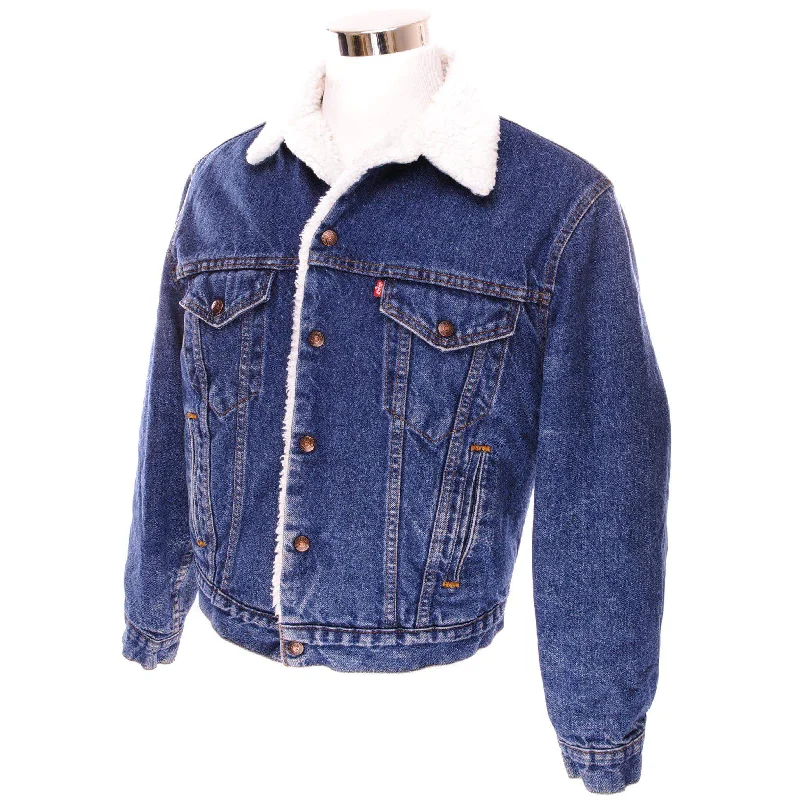 Shop new arrivals in clothing and save up to 60% off select items. VINTAGE LEVIS SHERPA TRUCKER DENIM JACKET 1980's SIZE 44R MADE IN USA Shop new arrivals in clothing and save up to 60% off select items. VINTAGE LEVIS SHERPA TRUCKER DENIM JACKET 1980's SIZE 44R MADE IN USA