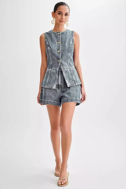 Save on men’s formal wear – perfect for your next event!  denim two pieces short & top