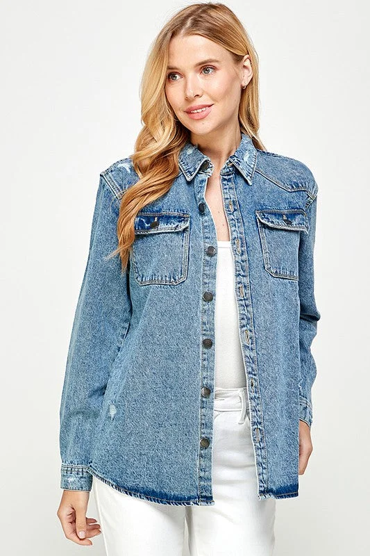 Update your look for less with men’s clothing on sale.  Denim Jackets