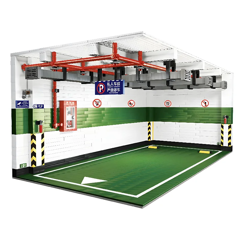 High-quality toy cars 1:8 SCALE CAR PARK | 2436PCS