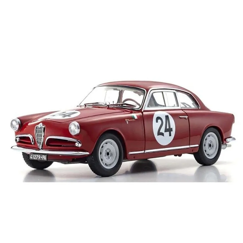 Realistic toy carsAlfa Romeo Giulietta SV 1958 Targa Florio (#24) - 1:18 Scale Diecast Model Car Realistic toy carsAlfa Romeo Giulietta SV 1958 Targa Florio (#24) - 1:18 Scale Diecast Model Car