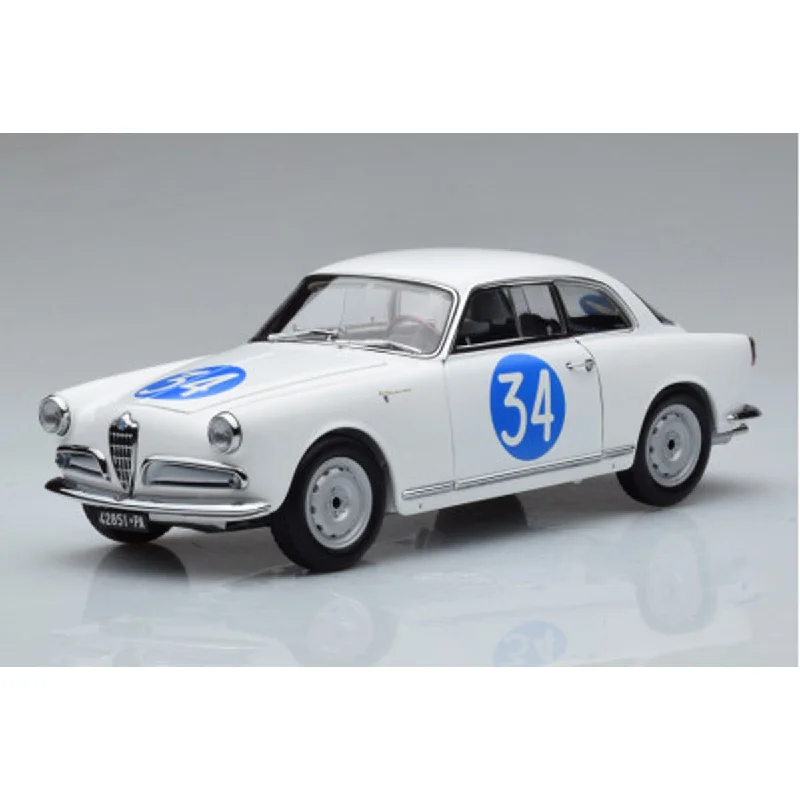 Realistic toy carsAlfa Romeo Giulietta SV 1960 Targa Florio (#34) - 1:18 Scale Diecast Model Car Realistic toy carsAlfa Romeo Giulietta SV 1960 Targa Florio (#34) - 1:18 Scale Diecast Model Car