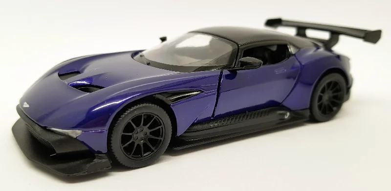 Fun toy carsAston Martin Vulcan - Blue - Kinsmart Pull Back & Go Metal Model Car