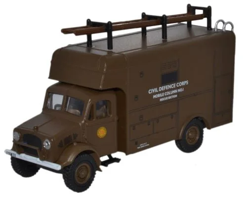 Playful toys Oxford Diecast Bedford OY Van Civil Defence - 1:76 Scale