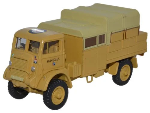 Enthusiastic toysOxford Diecast Bedford QLB 42 LAA Regt., Libya 1942 - 1:76 Scale