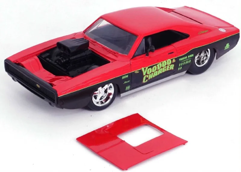 Playful toys Big Time Muscle - Dodge Charger R/T 1970 Red 1:24 Scale Diecast Vehicle Playful toys Big Time Muscle - Dodge Charger R/T 1970 Red 1:24 Scale Diecast Vehicle