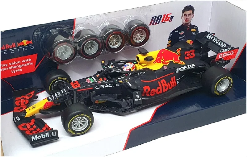 High-quality materials toys Burago 1/24 Scale 18-28015 - F1 Red Bull RB16B - #33 Max Verstappen
