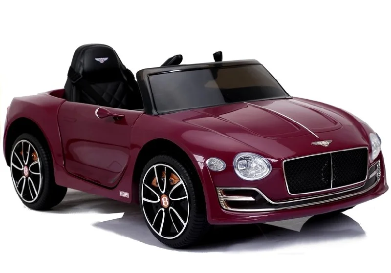 Durable toysLicensed Bentley GT EXP12 12V Kids Electric Ride On Car - Purple