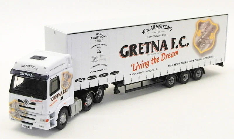 Playful toys Corgi 1/50 Scale CC13910 - Foden Alpha Step Frame Curtainside - Armstrong/Gretna Playful toys Corgi 1/50 Scale CC13910 - Foden Alpha Step Frame Curtainside - Armstrong/Gretna