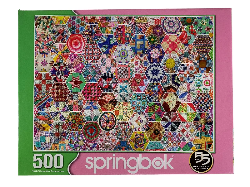 Interactive games Crazy Quilts 500 Piece Puzzle