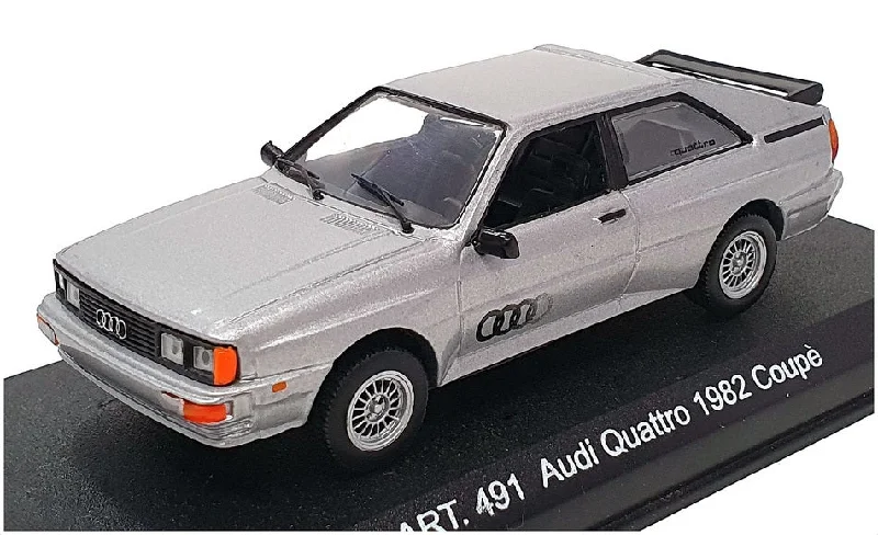 Realistic toy carsDetail Cars 1/43 Scale ART491 - 1982 Audi Quattro Coupe - Met Grey Realistic toy carsDetail Cars 1/43 Scale ART491 - 1982 Audi Quattro Coupe - Met Grey