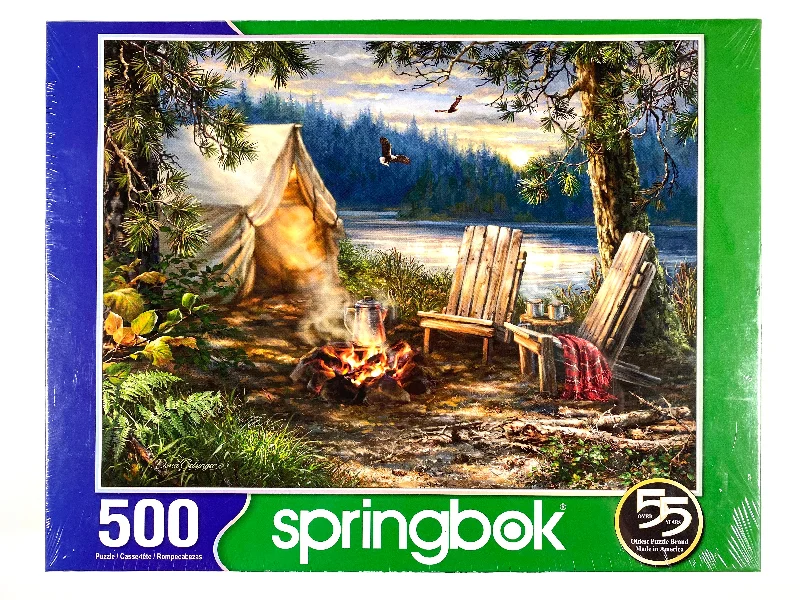 Exciting gamesEvening at the Lake 500 piece puzzle