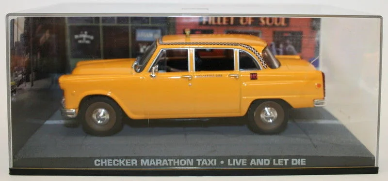 High-quality toy cars Fabbri 1/43 Scale Diecast Model - Checker Marathon Taxi - Live and Let Die High-quality toy cars Fabbri 1/43 Scale Diecast Model - Checker Marathon Taxi - Live and Let Die