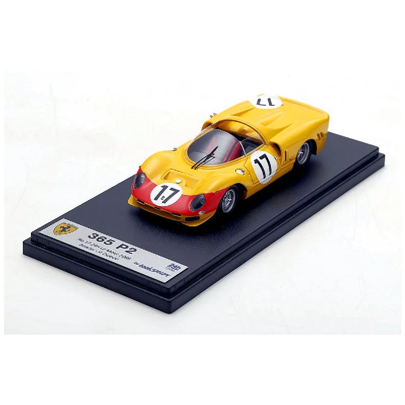 High-quality materials toys Ferrari 365 P2 No.17 24H Le Mans 1966 - Beurlys Pierre Dumay - 1:43 Scale Resin Model Car