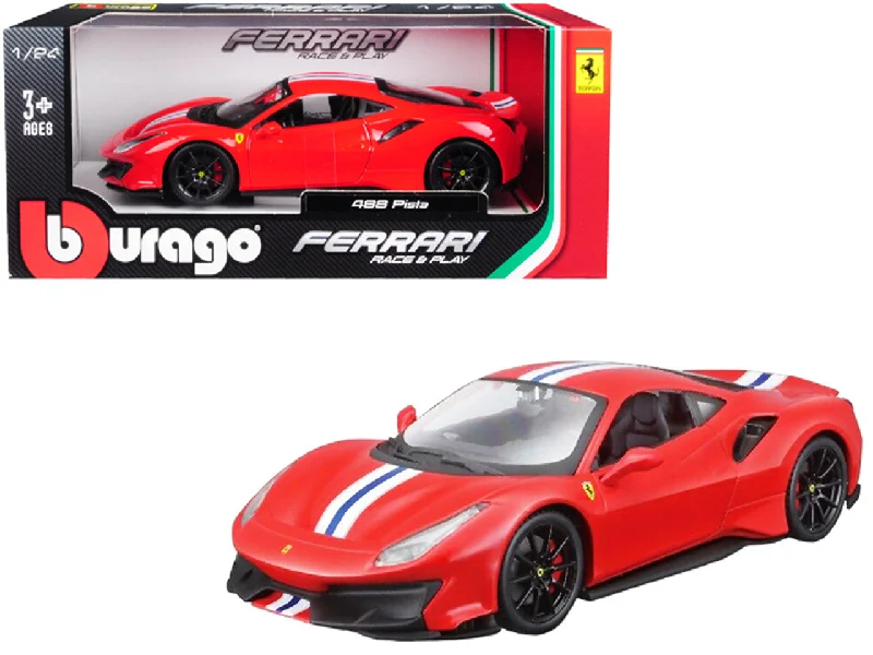 Fun toy carsFerrari 488 Pista Red- 1:24 Bburago