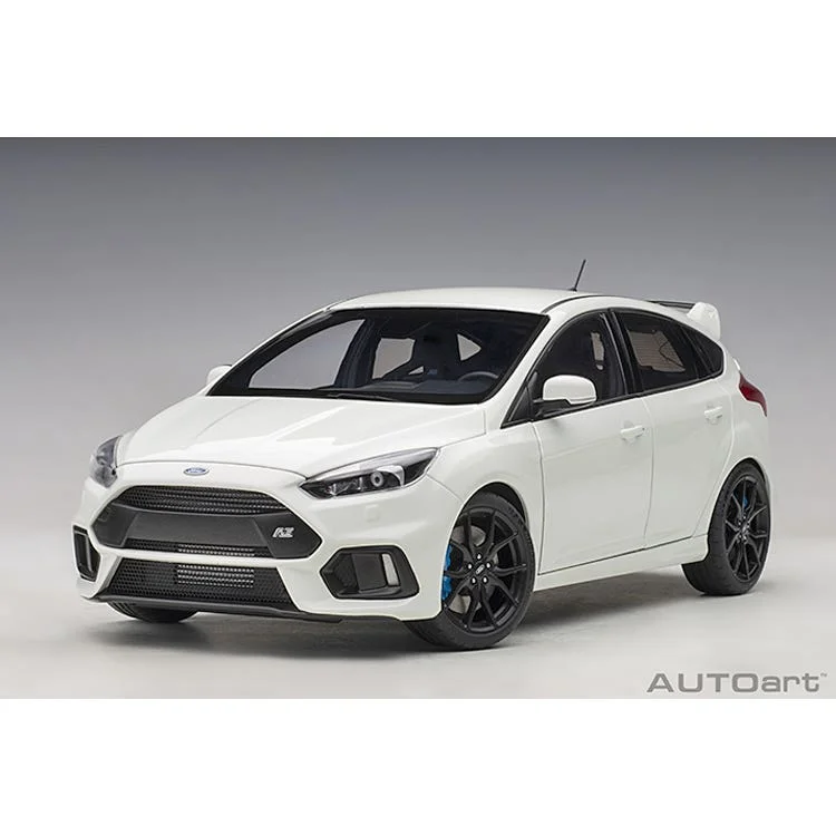 Fun toy carsFORD FOCUS RS 2016 (FROZEN WHITE) - 1:18 Scale Composite Model Car