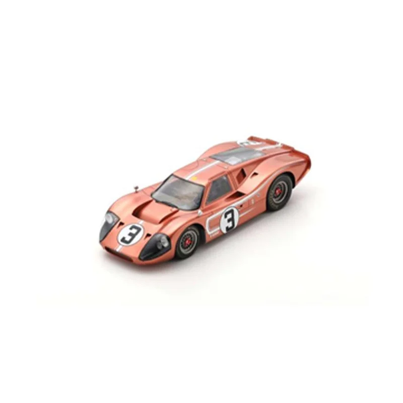 High-quality materials toys Ford GT40 Mk IV No.3 24H Le Mans 1967 - M. Andretti - L. Bianchi - With Acrylic Cover - 1:18 Scale Resin Model Car High-quality materials toys Ford GT40 Mk IV No.3 24H Le Mans 1967 - M. Andretti - L. Bianchi - With Acrylic Cover - 1:18 Scale Resin Model Car