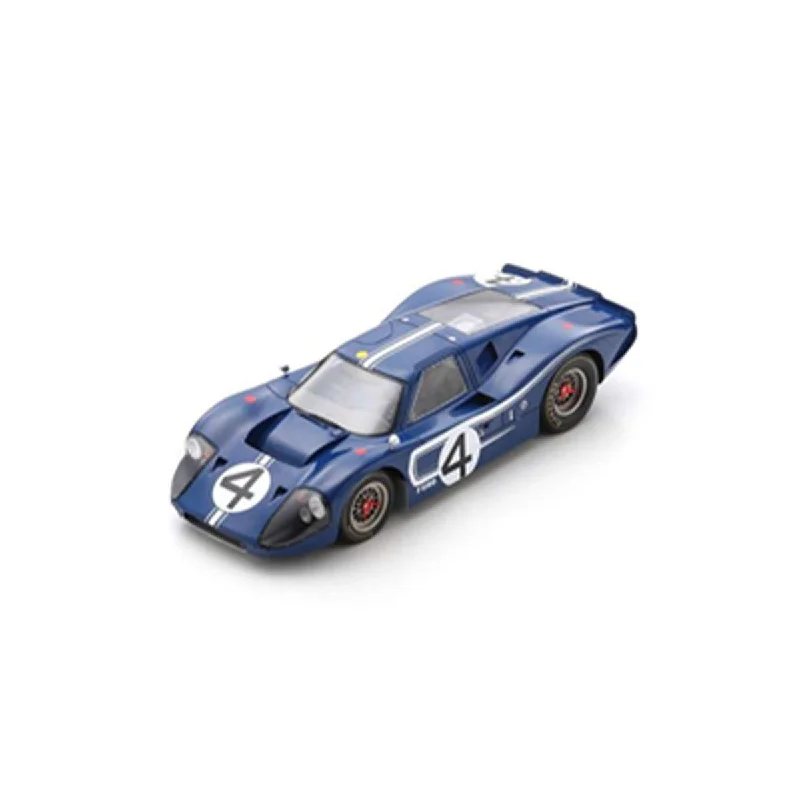 Durable toysFord GT40 Mk IV No.4 24H Le Mans 1967 - L. Ruby - D. Hulme - With Acrylic Cover - 1:18 Scale Resin Model Car Durable toysFord GT40 Mk IV No.4 24H Le Mans 1967 - L. Ruby - D. Hulme - With Acrylic Cover - 1:18 Scale Resin Model Car