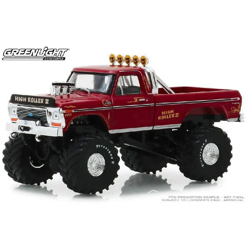 Enthusiastic toysGREENLIGHT 1/43 1974 Ford F-250 High Roller (1979) Monster Truck
