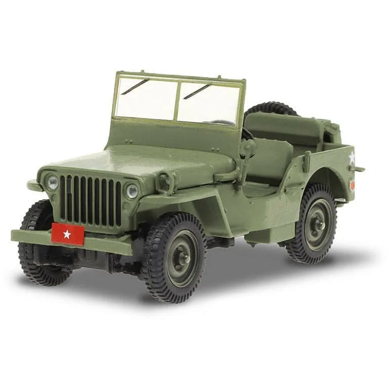 High-quality toy cars GREENLIGHT 1/43 M*A*S*H 1942 Willys MB-Army Brigadier General