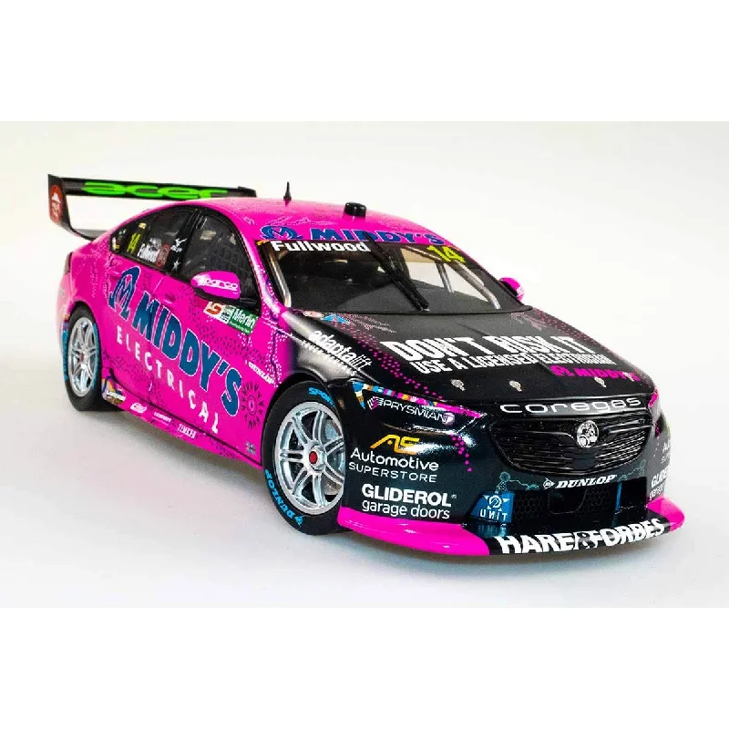 High-quality toy cars HOLDEN ZB COMMODORE - BJR - FULLWOOD #14 Middy's Electrical - Merlin Darwin Triple Crown - Race 18 - 1:18 Scale Diecast Model Car