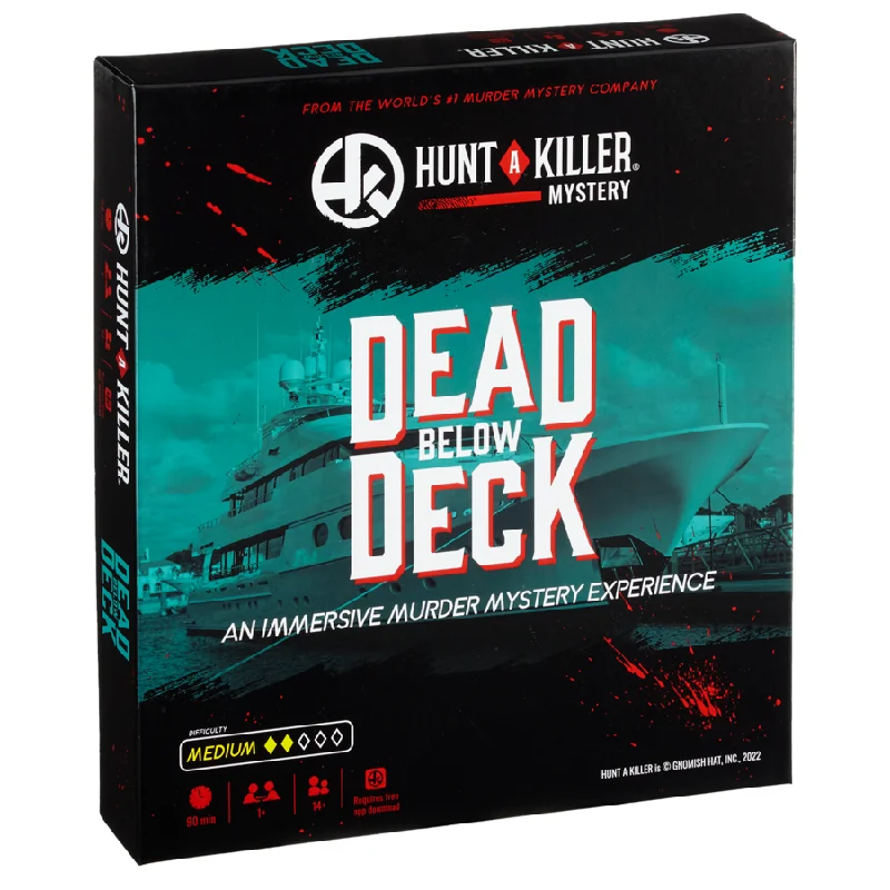 Logical puzzles Hunt A Killer Mystery Dead Below Deck