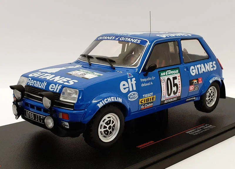 Durable toysIXO 1/18 Scale Diecast 18RMC043B - 1978 Renault 5 Alpine #5 Rally Bandama Durable toysIXO 1/18 Scale Diecast 18RMC043B - 1978 Renault 5 Alpine #5 Rally Bandama