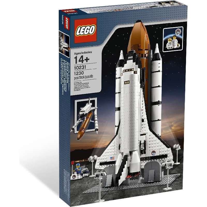 Promoting fine art skills LEGO modelsLEGO Advanced Models 10231 Shuttle Expedition - Slightly creased box