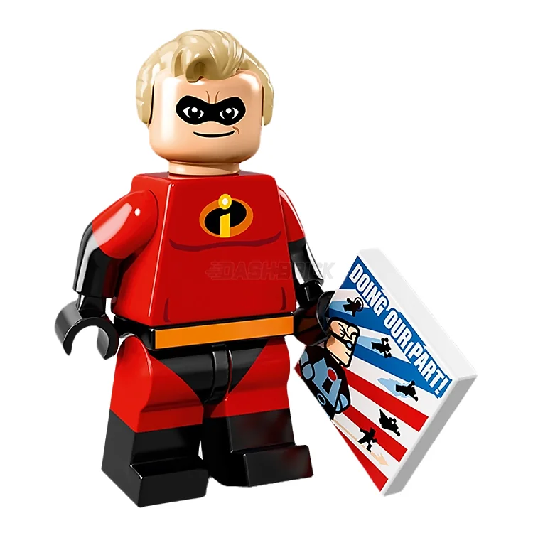 Stress-relieving LEGO buildingLEGO Collectable Minifigures - Mr. Incredible (13 of 20) [Disney Series 1]