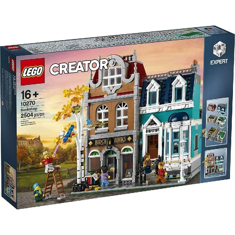 Intricately designed LEGOLEGO Creator Expert 10270 Bookshop Modular Building