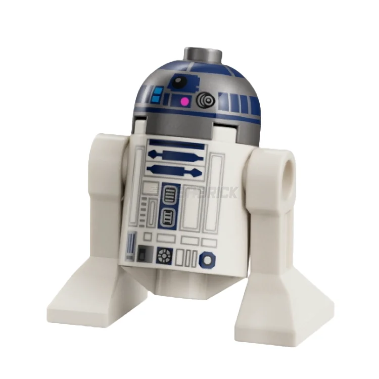 Promoting emotional intelligence LEGOLEGO Minifigure - Astromech Droid, R2-D2, Flat Silver Head, Dark Pink Dots, Large Receptor, Back Printing [STAR WARS]