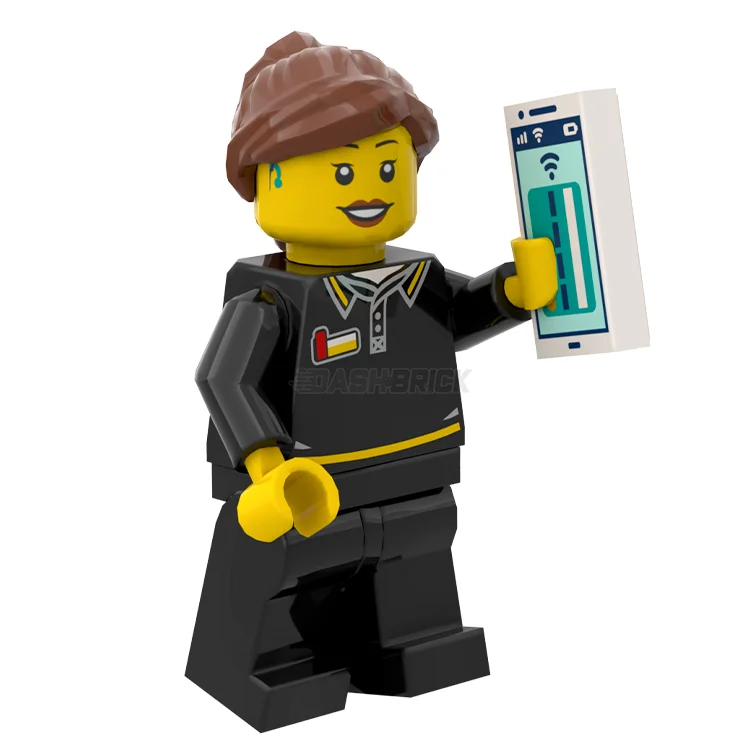 Imagination-sparking LEGO setsLEGO Minifigure - LEGO Store Employee, Logo on Back [CITY] 2024 Limited Release