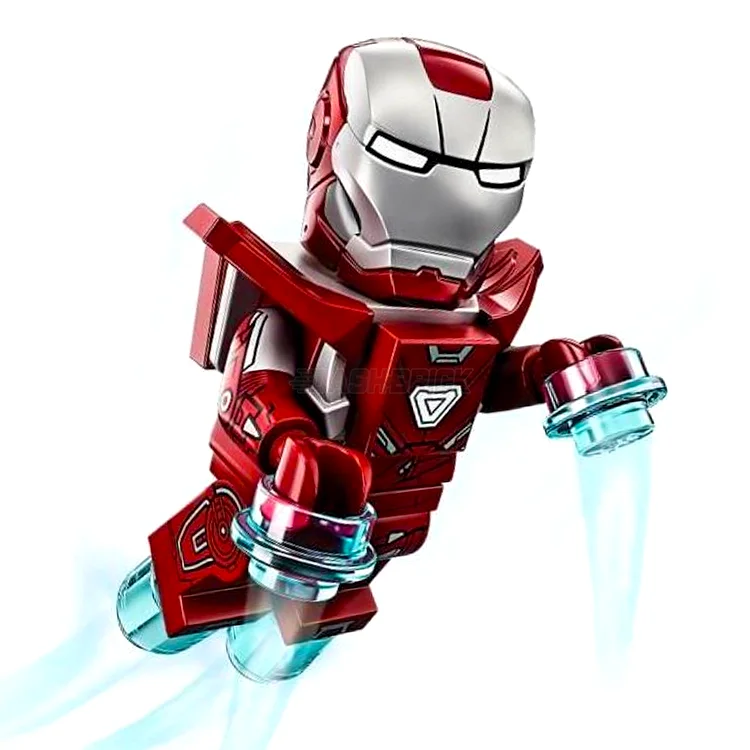 Inspiring problem-solving LEGO challengesLEGO Minifigure - Silver Centurion (Iron Man - Mark 33 Armor) (2016 Original) [MARVEL]