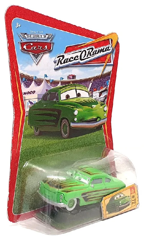 Enthusiastic toysMattel Disney Pixar Cars N2620 #72 - Edwin Kranks Vehicle - Green