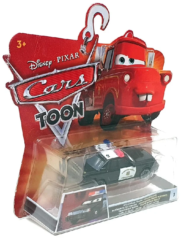 Durable toysMattel Disney Pixar Cars P7266 #3 - Police Squad Trooper - Black/White
