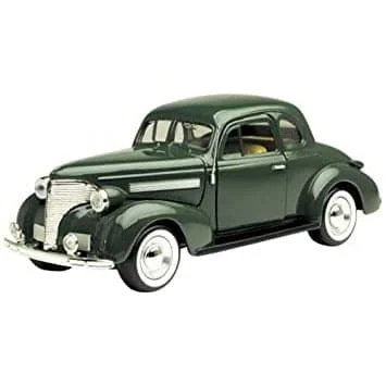 High-quality toy cars MOTORMAX 1/24 1939 Chevrolet Coupe Green (American Classics