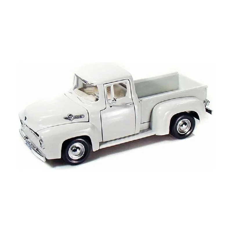 Realistic toy carsMOTORMAX 1/24 1956 Ford F100 Pickup White
