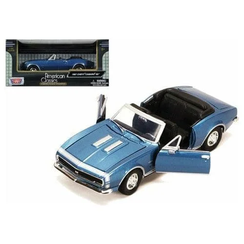 Durable toysMOTORMAX 1/24 1967 Chev Camaro Convertible Blue (American Classics)